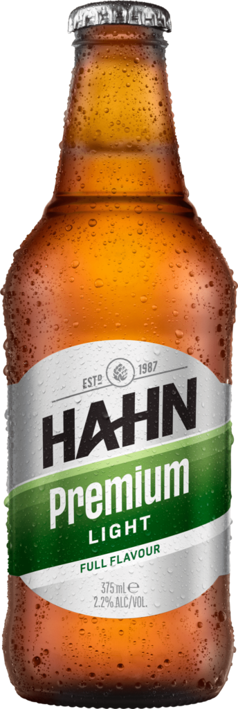 375ml bottle of Hahn Premium Light